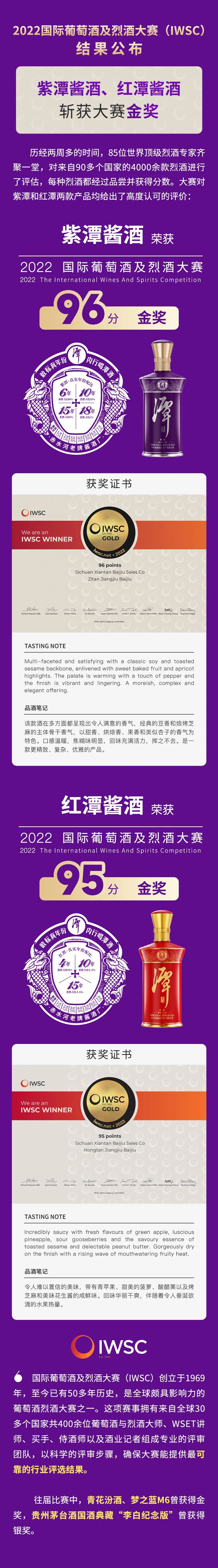 奇异果体育app网页版斩获2022国际葡萄酒及烈酒大赛（IWSC）两项金奖！